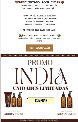 30% dto en ICON India