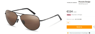 Porsche Design p8505 polarized V zonnebril voor €114 bij Smartbuyglasses
