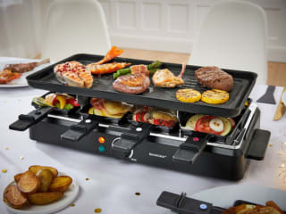SILVERCREST Gourmetset / Raclette 8 personen voor €12,99 in de Lidl webshop