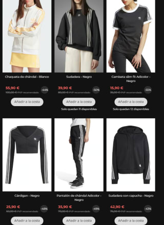 Ofertas hasta 70% + 10€ EXTRA en tus compras Adidas calzado y ropa