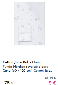 PUERICULTURA - Productos por 5€ (dto 75%)