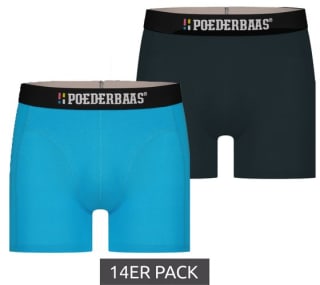 Poederbaas Bamboo Boxershorts 14-pack voor €30,49 bij Outlet46
