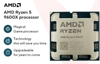 AMD Ryzen 5 9600X processor 3,9 GHz 38 MB L2 & L3 voor €167,99 bij Aliexpress