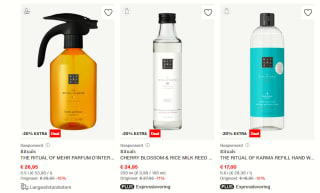 Zalando kortingscode voor 20% extra korting op Rituals in de sale tot 25% via de app