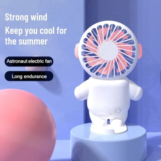 Mini Ventilador Portátil Astronauta USB - R$ 35,58
