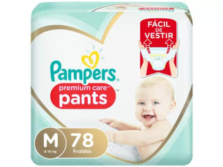 Fralda da Pampers Premium Care de 78 unidades - R$ 78,30