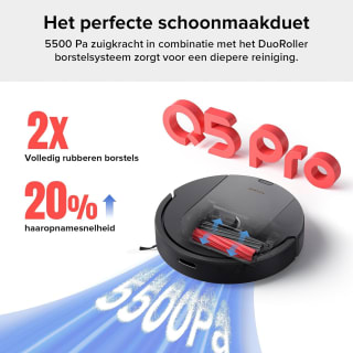 Xiaomi Roborock Q5 Pro Robotstofzuiger met dweilfunctie voor €179,99 bij Amazon