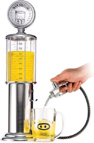 Drank dispenser benzinepomp 48 cm incl. glazen voor €19,95 bij Dagknaller