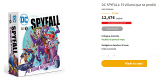 Juego de mesa DC SPYFALL: El villano que se perdió por 12.47€