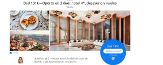 Escapada de 3 días a Oporto en 3 días: hotel 4*, desayuno y vuelos desde 131€