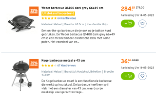 25% Korting op alle barbecues bij Gamma