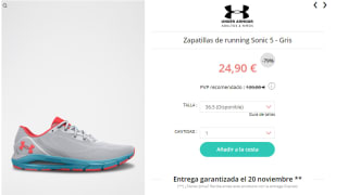 Calzado Under Armour desde solo 5,90€ chollazo y 3 pares calcetines por 3,99€