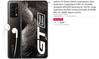 Movil realme GT Master Edition Smartphone 6/128GB, por 229€
