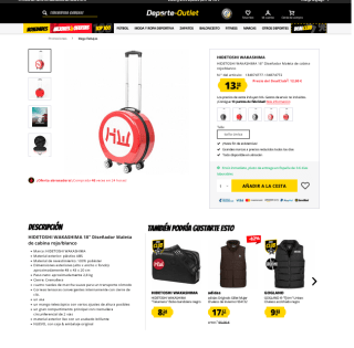 Maleta HIDETOSHI WAKASHIMA 18 por solo 13,50€