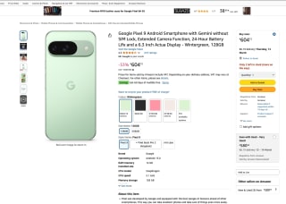 Móvil Google Pixel 9 128GB por solo 570€