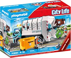 PLAYMOBIL City Life Vuilniswagen met knipperlicht - 70885 voor €19 bij Amazon.es