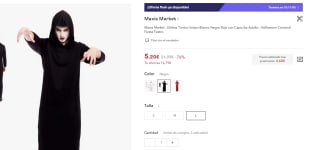 Hasta 75% + 30% EXTRA descuento en disfraces. Precios de locura