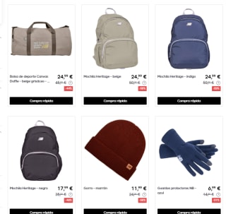 Rebajas hasta 60% + 10€ EXTRA New Balance ropa y calzado grandes ofertas