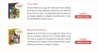 Descuento 5% en juegos infantiles en Juegos de la Mesa Redonda