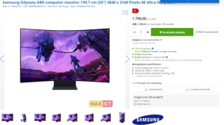 Samsung Odyssey Ark Zwart voor €1798 bij Max ICT