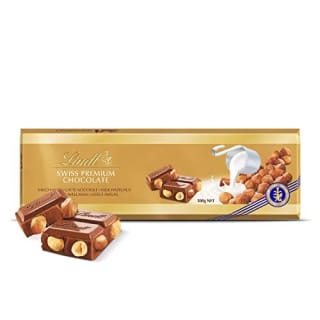 2 Tabletas Lindt de Chocolate con Leche y Avellanas 300g por 7,49€