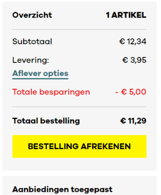 Body & Fit Shop kortingscode voor €5 korting op alles