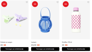 Tot 50% korting in de sale bij Flying Tiger