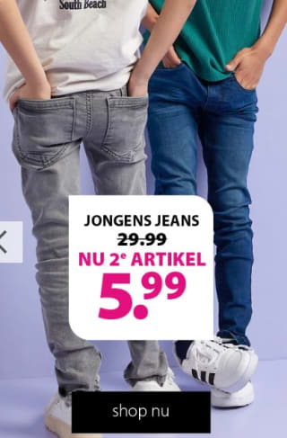 2e jongens jeans voor €5,99 bij terStal
