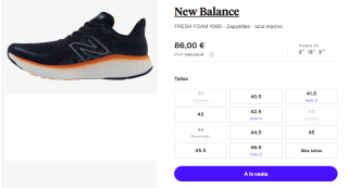 Zapatillas de Running de Hombre New Balance FRESH FOAM 1080 por 86€