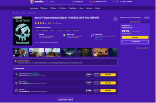 Sea of Thieves Deluxe Edition PC/XBOX LIVE por 7,25€