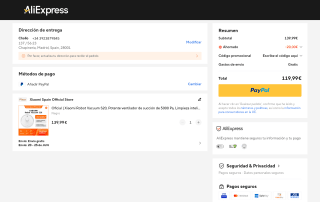 Xiaomi Robot Vacuum S20 por 119,99€