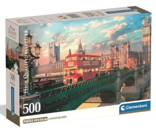 Puzzle marca Clementoni Puente de Westminster, Londres de 500 piezas