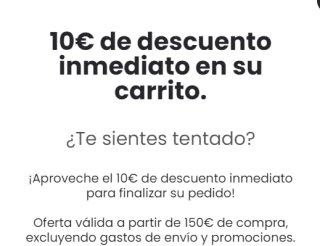 -10€ por compras de +150€