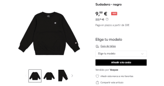 Champion Sudadera - negro por 9,99€