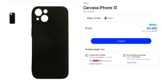 Carcasa iPhone 13 por $4.990