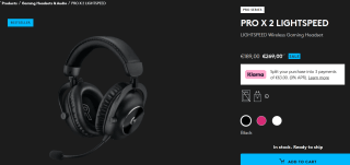 Logitech g pro x 2 lightspeed voor €169 bij Logitech
