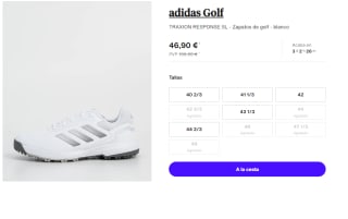 Zapatillas para Hombre adidas Golf TRAXION RESPONSE SL por 46.9€