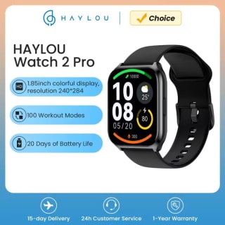 HAYLOU 2 Pro Smartwatch | Diseño Elegante, Salud Integral y 100 Modos Deportivos