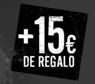 15€ de regalo por cada 100€ de compra + envío gratis sin minimo compra.