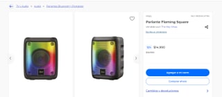 Parlante Flaming Square por $14.990