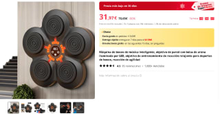 Máquina de boxeo de música iluminada por LED por 31,97€