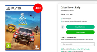 Dakar Desert Rally voor €18 bij Nedgame