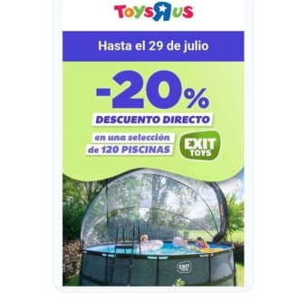 -20% piscinas Exit Toys
