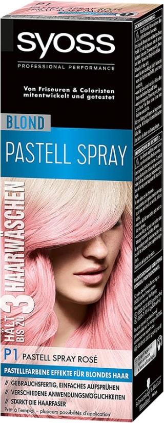 SYOSS Color Blond Pastel Touch P1 Pastel Rose Spray voor €0,01 bij Butlon