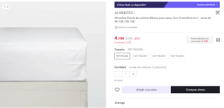 Hasta 30% + 30% EXTRA descuento en ropa de cama ofertazas