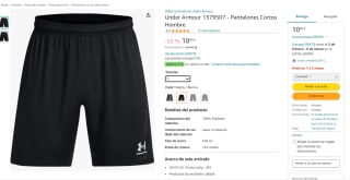 Pantalones cortos Under Armour 1379507 desde 10€