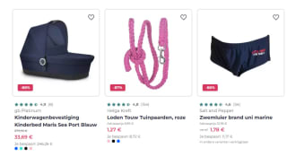 Tot 95% korting in de outlet van Babymarkt