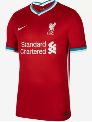 Liverpool camiseta oficial temporada 20/21 por 19€