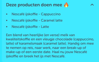 Probeer Nescafé ijskoffie gratis na cashback via Tikkie