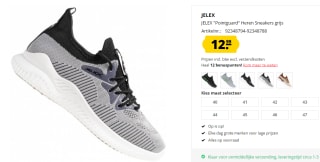 JELEX heren sneakers voor €12,99 bij Sport Korting